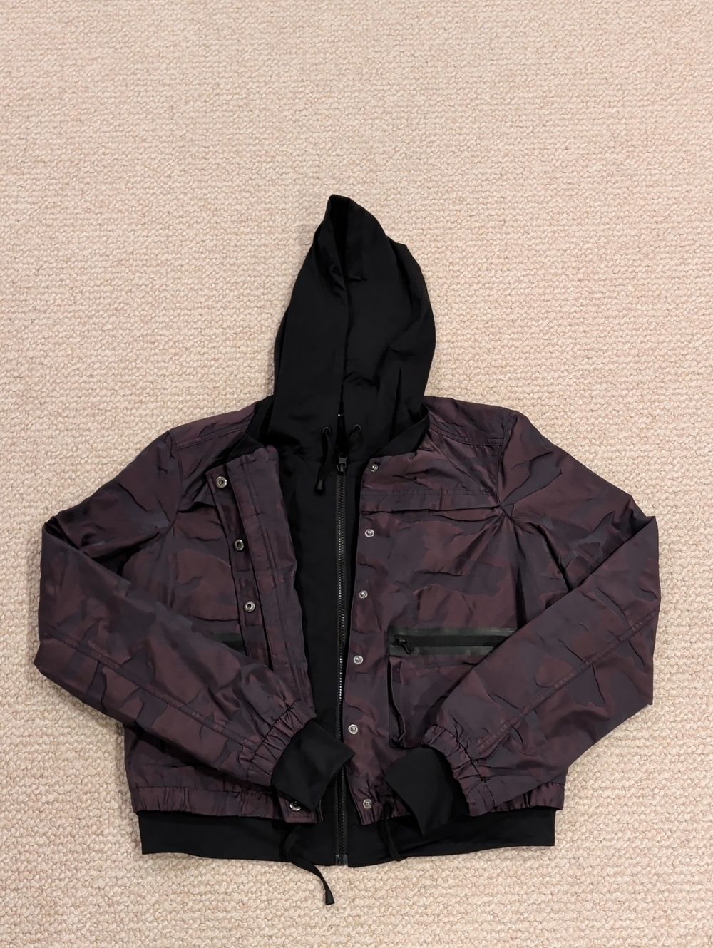 Blanc Noir Skyfall Hooded Aviator Jacket